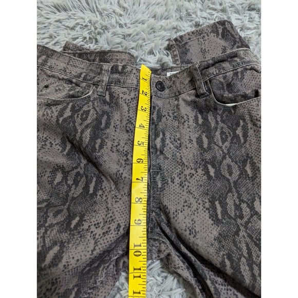 Kensie Jeans Effortless Ankle Womens Size 10/30 10 Mid Rise Snake Skin Print - Picture 8 of 13